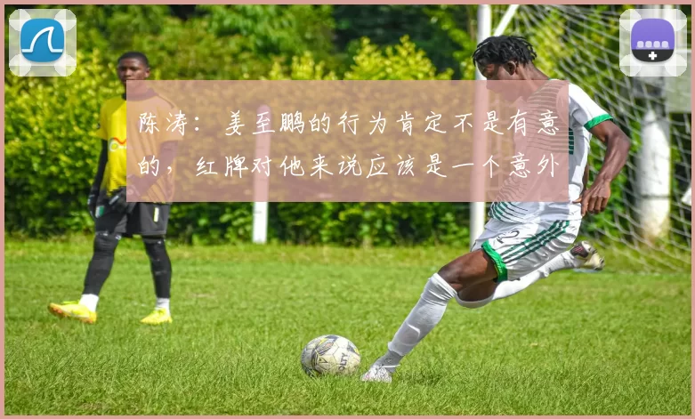 陈涛：姜至鹏的行为肯定不是有意的，红牌对他来说应该是一个意外