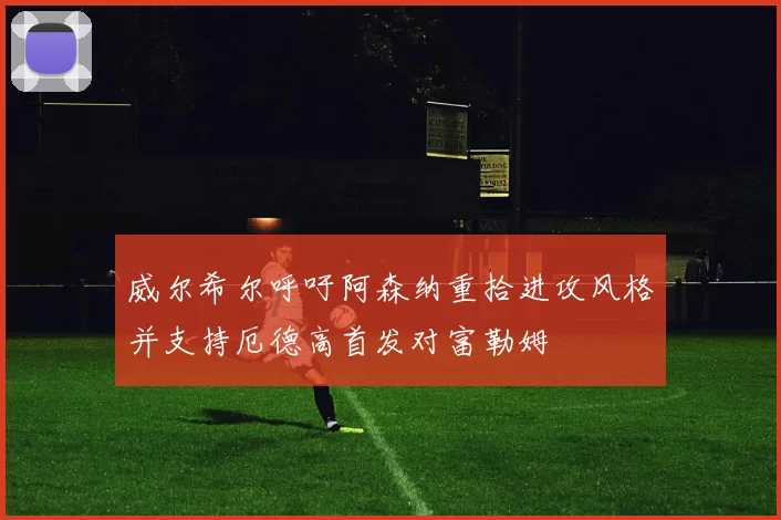 威尔希尔呼吁阿森纳重拾进攻风格并支持厄德高首发对富勒姆